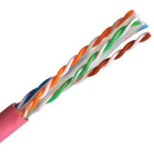 UTP CAT6 High Speed ​​LAN Support de câble Poe 250MHz Pink